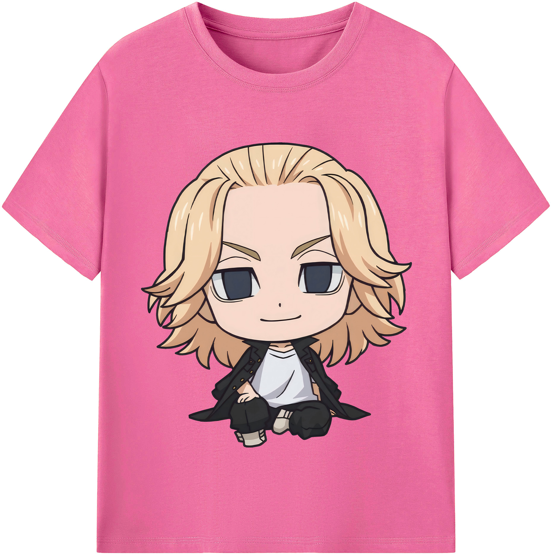 （画像用） 東京リベンジャーズ Tokyo Revengers レディースカジュアルプリントTシャツ（綿100％）
